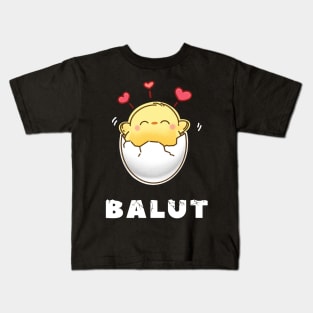 Adorable Funny Love Balut Pinoy Pinay Filipino Kids T-Shirt